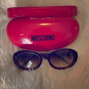 Moschino Brown Tortoiseshell Sunglasses
